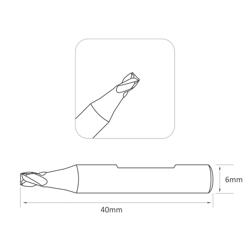 tungsten steel end mill 6